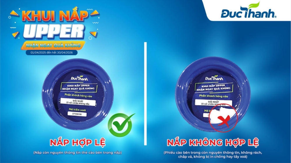 Khui nắp Upper – Nhận ngay quà khủng
