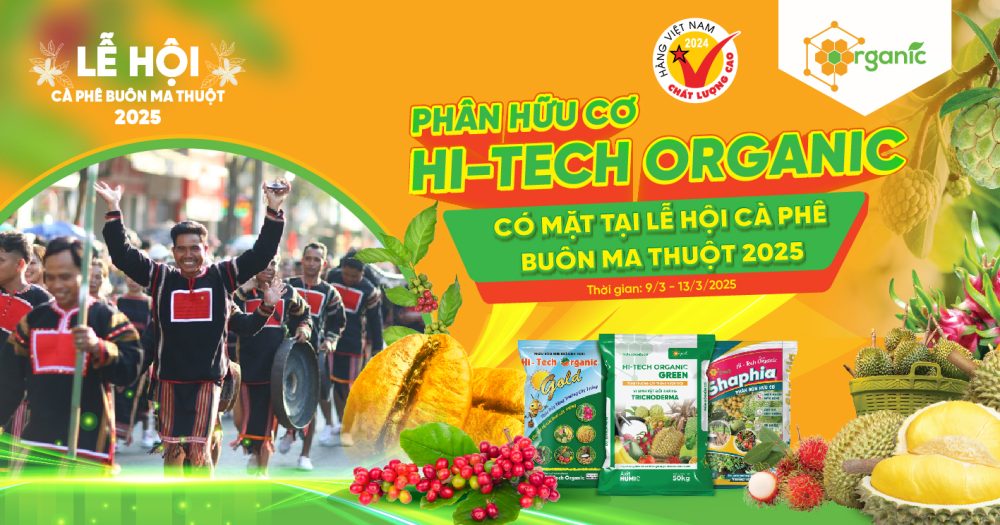 Hi-tech Organic tham dự Lễ hội Cà phê Buôn Ma Thuột lần thứ 9 năm 2025