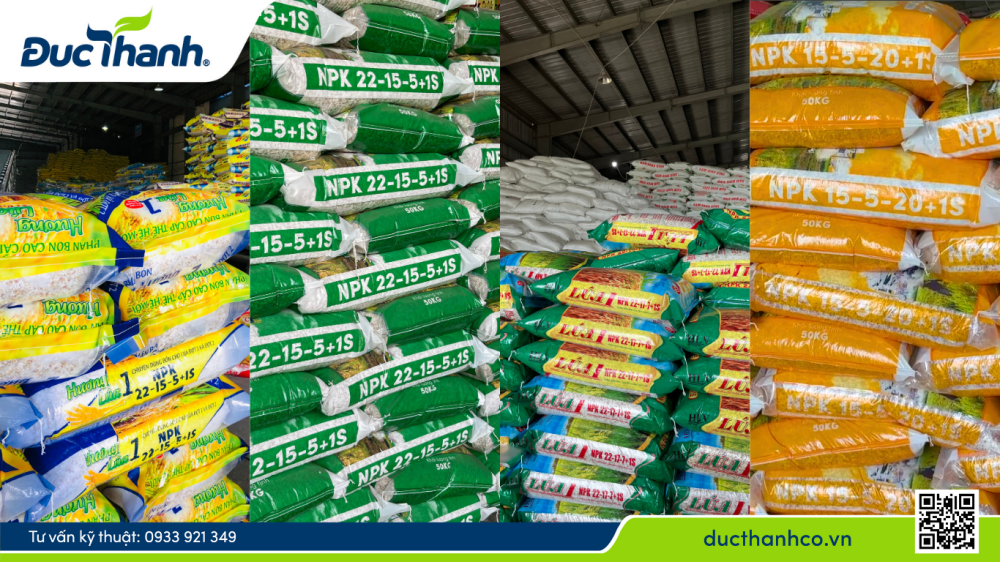 Phân bón NPK Đức Thành đạt chuẩn, chất lượng cao