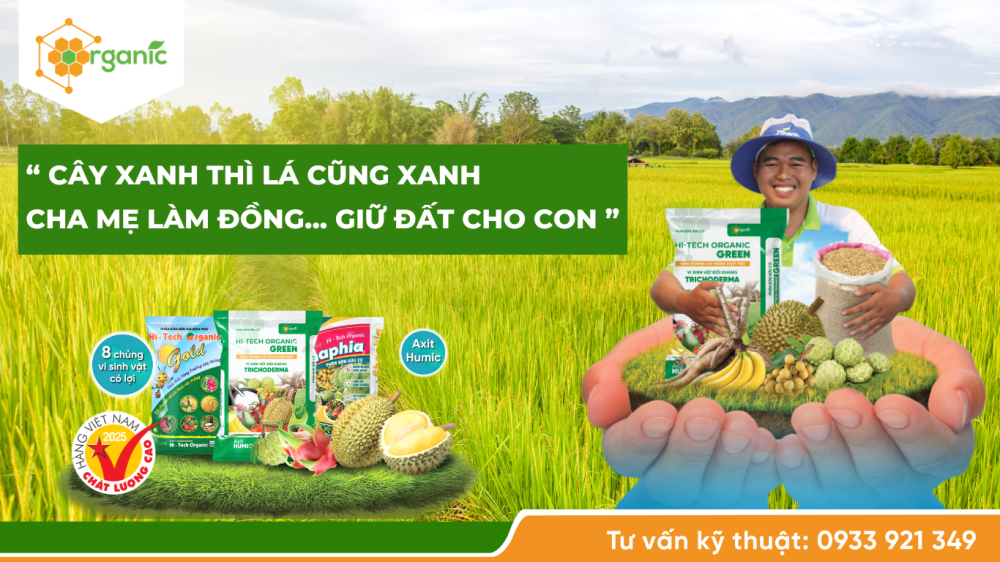 Hình 4. Hi-tech Organic - Thương hiệu phân bón hữu cơ đến từ Tây Ninh