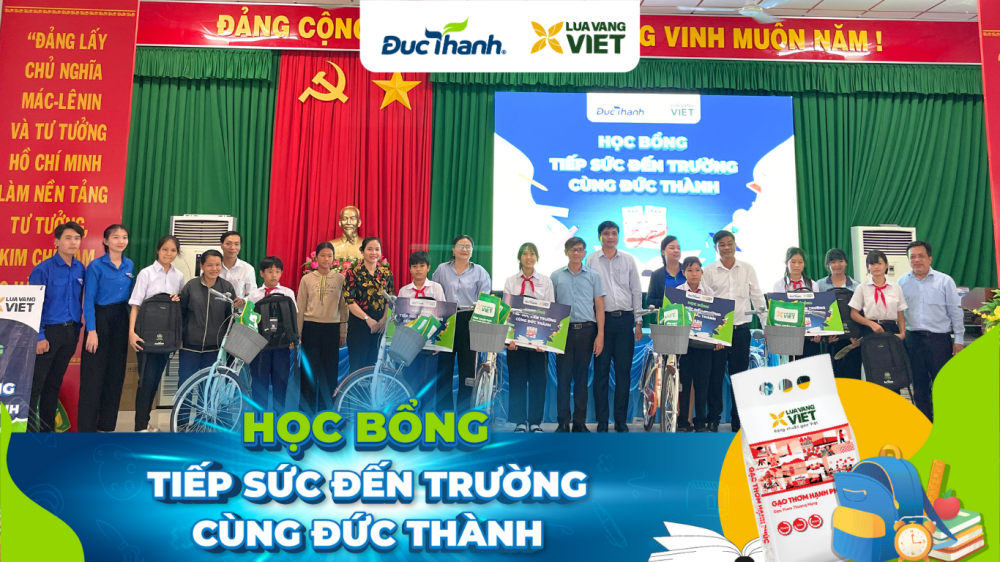 Học bổng “Tiếp sức đến trường cùng Đức Thành” - 14 năm đồng hành cùng học sinh