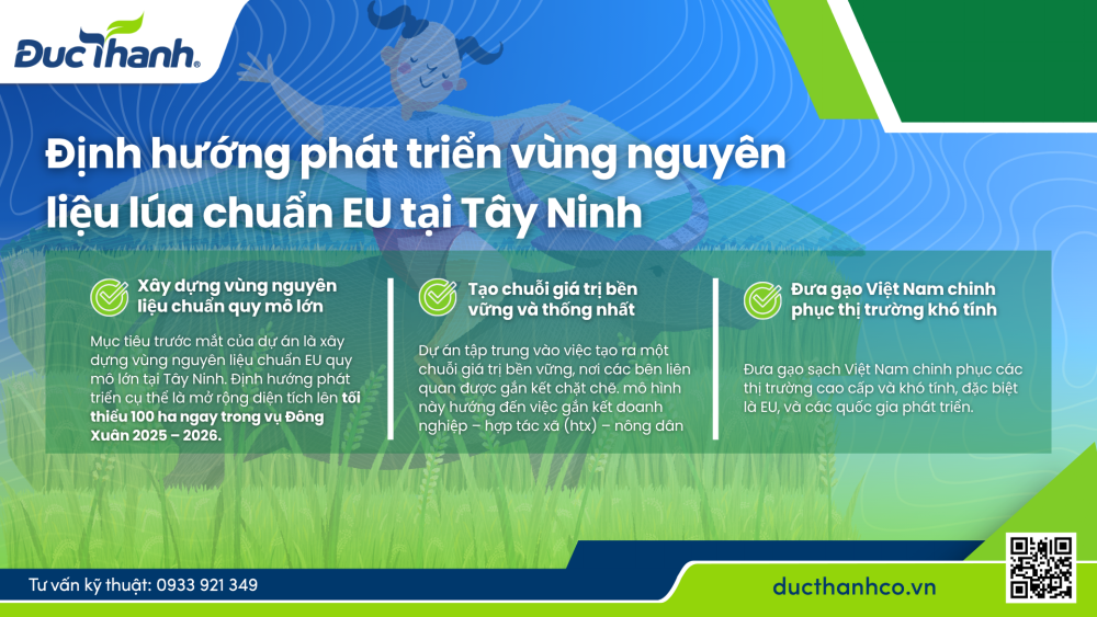 Hình 4. Kỳ vọng và định hướng phát triển vùng nguyên liệu lúa chuẩn EU tại Tây Ninh