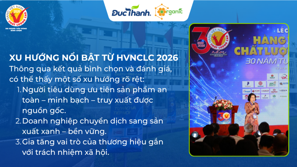 Hình 3. Xu hướng nổi bật từ HVNCLC 2026